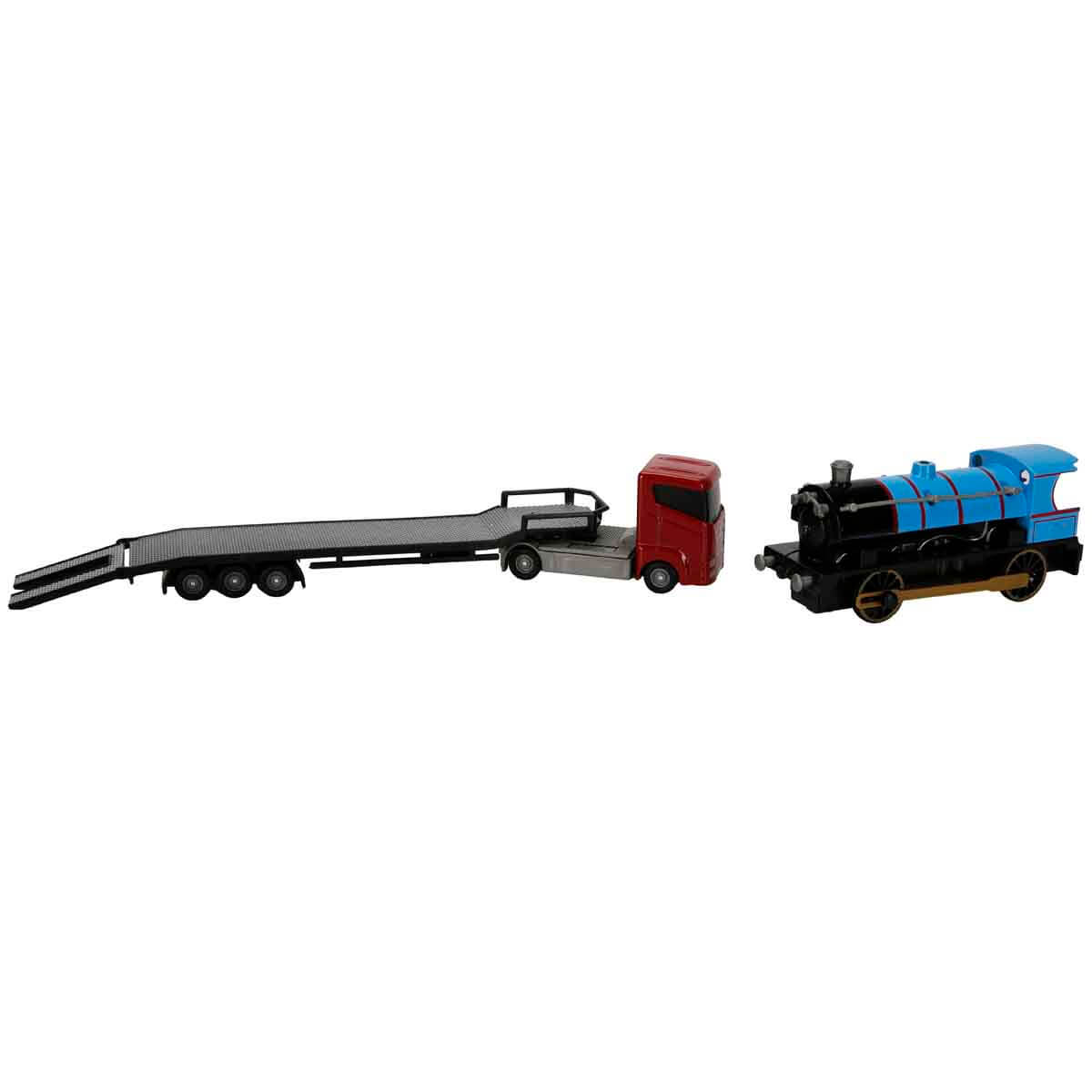 1:60 Teamsterz Transporter Tren Araçlar - Kırmızı Tır-Kırmızı