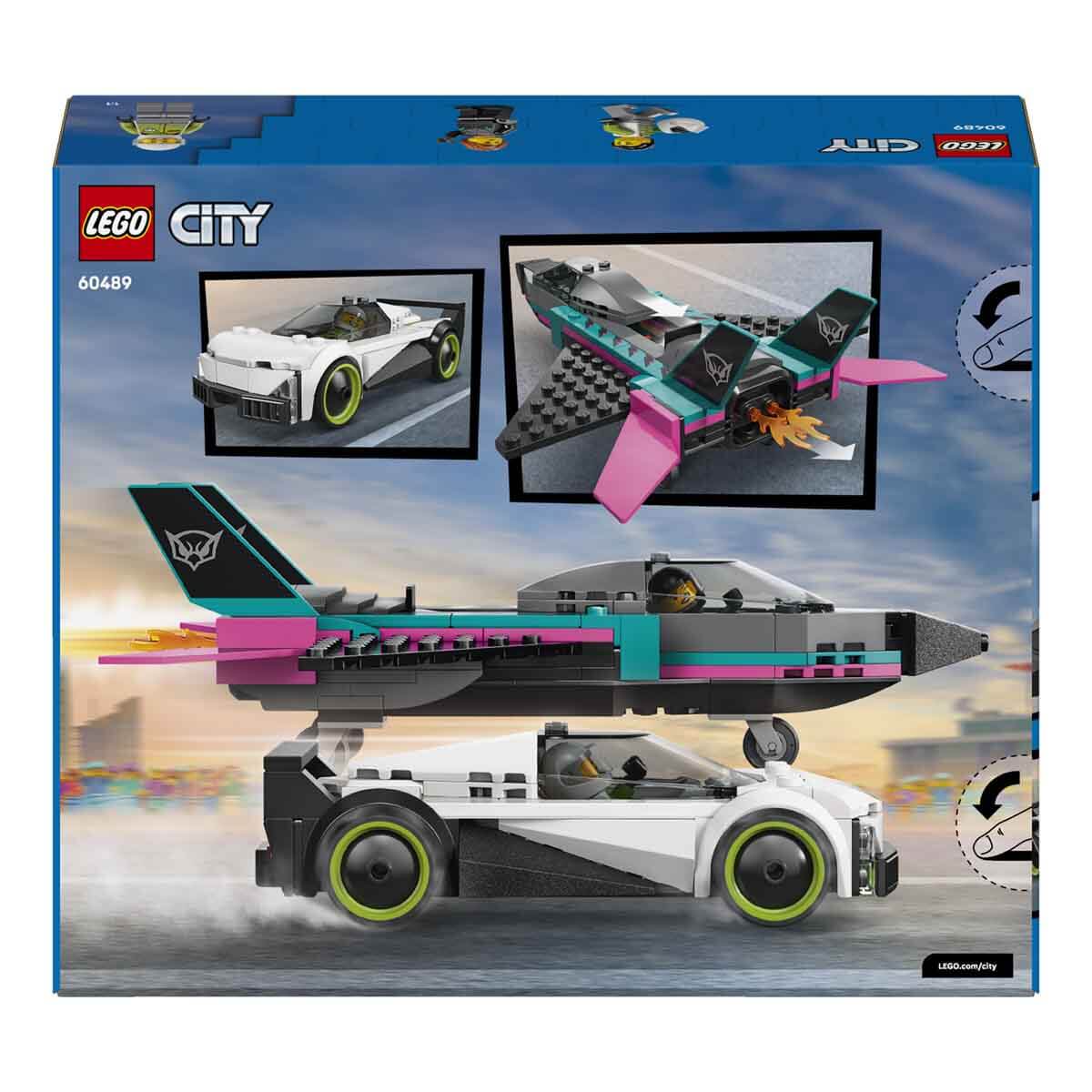 LEGO City Jet, Arabaya Karşı 60489 – 6 Yaş ve Üzeri Çocuklar için