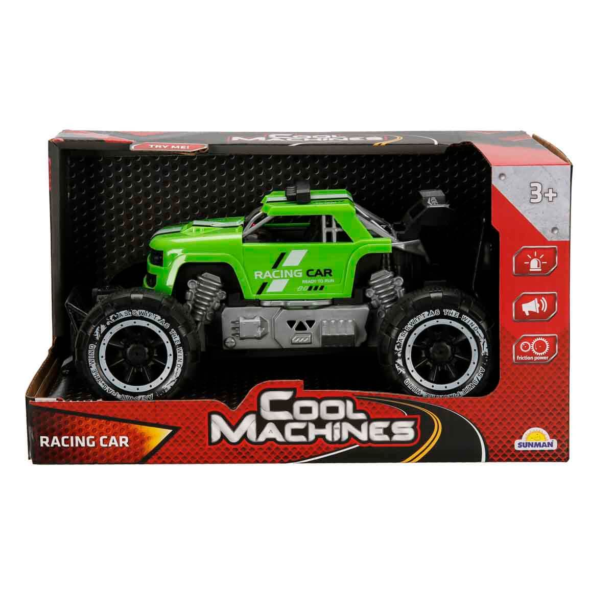 Cool Machines Sesli ve Işıklı Büyük Tekerlekli Yarış Arabası