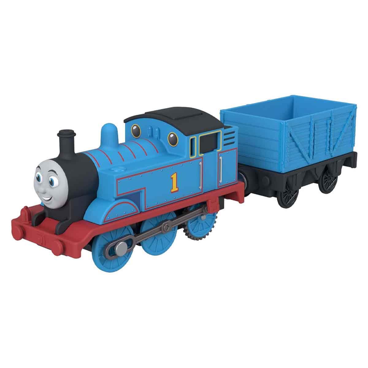 Fisher Price Thomas Motorlu Büyük Tekli Trenler - Kırmızı Vagonlu
