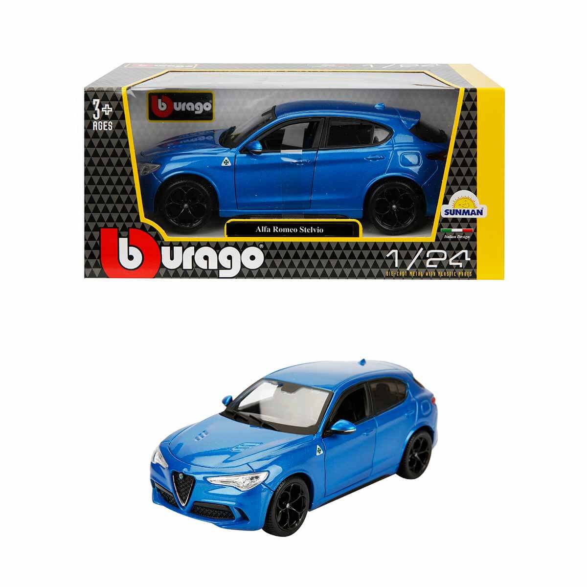 1:24 Alfa Romeo Stelvio Model Araba - Bordo | Toyzz Shop