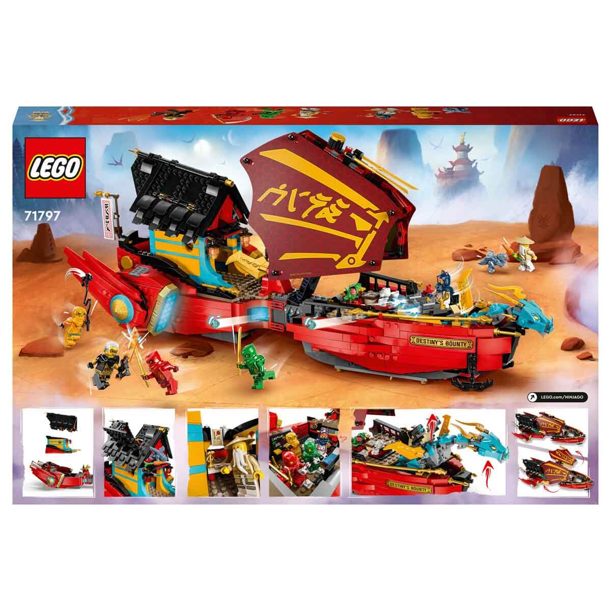 LEGO® NINJAGO® Destiny's Bounty – zamana karşı yarış 71797 - 9 Yaş