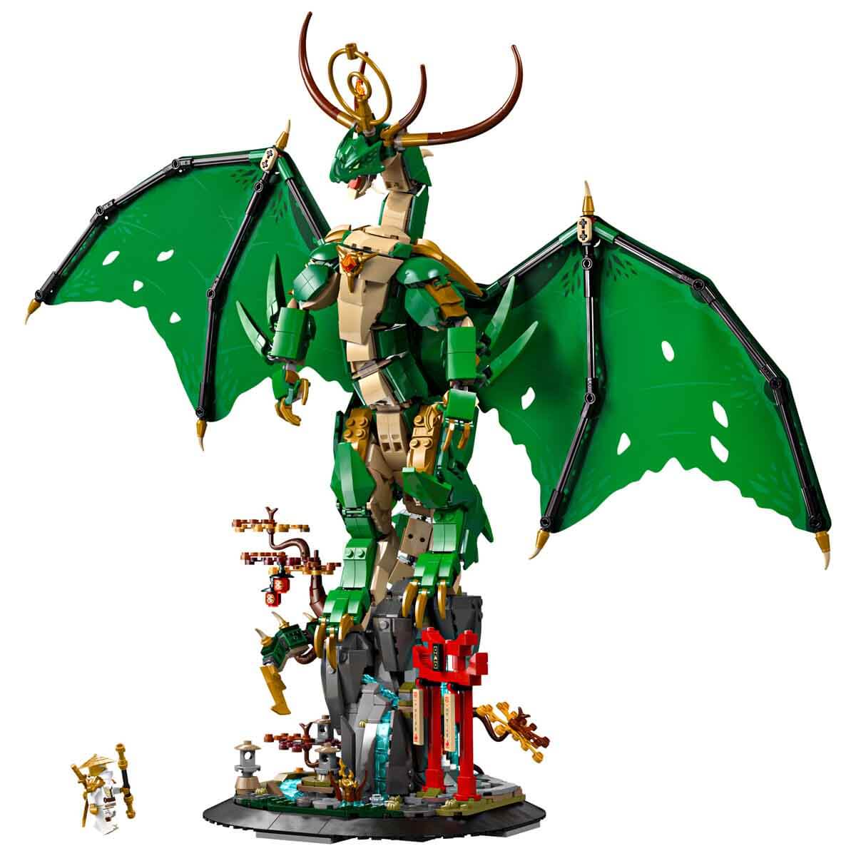 LEGO NINJAGO Muhafız Ejderha 71847 - 14 Yaş ve Üzeri için Usta Wu