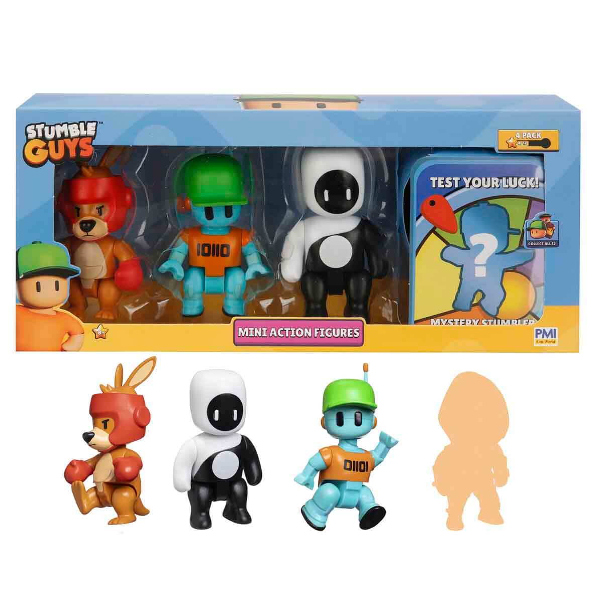 Stumble Guys 4'lü Mini Aksiyon Figür Seti PMI/SG3204 - Hazmat Nbc