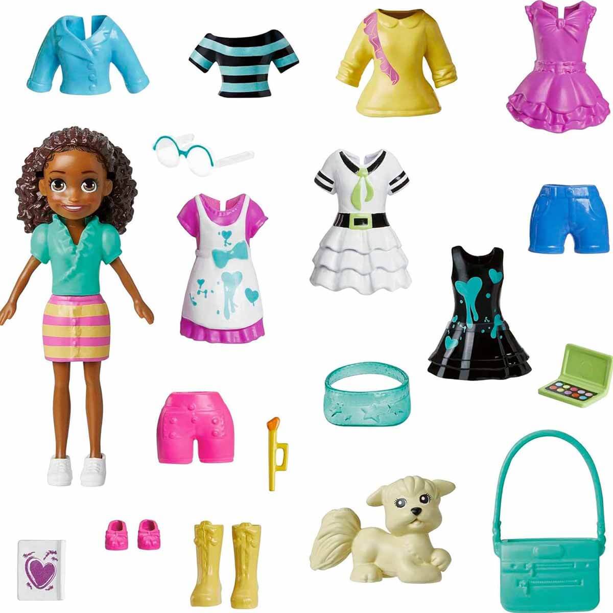 Polly Pocket Fashion Pack HKV88 - Mor Kedi Hrd60 | Toyzz Shop