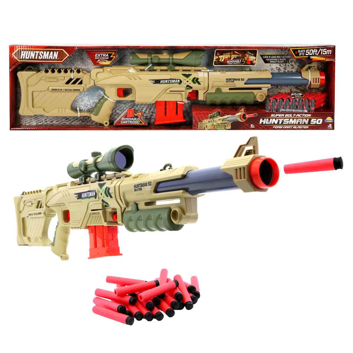 3in1 Huntsman-50 24 Mermili Sünger Dart Atan Silah 92 cm | Toyzz Shop
