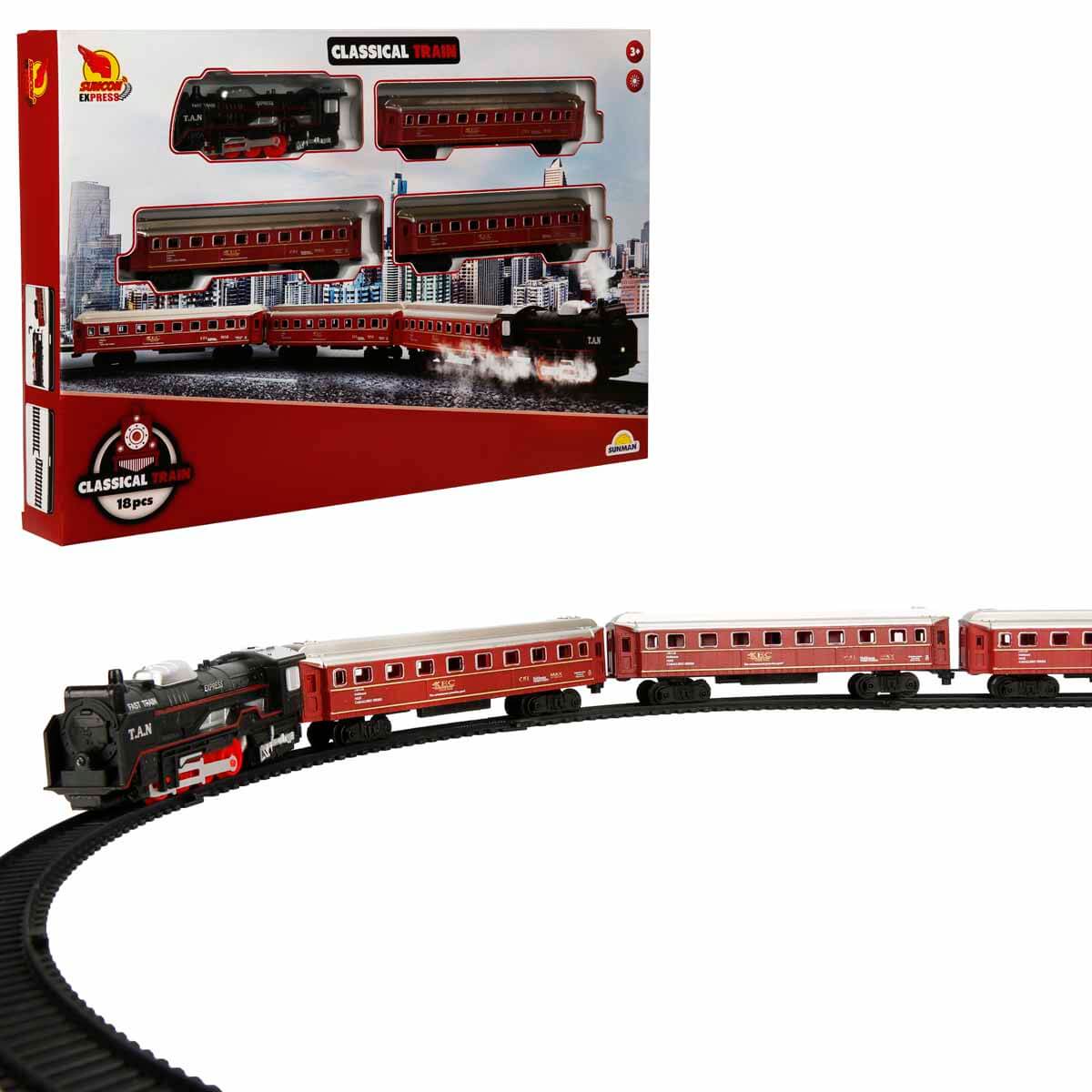 Suncon Işıklı Tren Seti 18 Parça | Toyzz Shop
