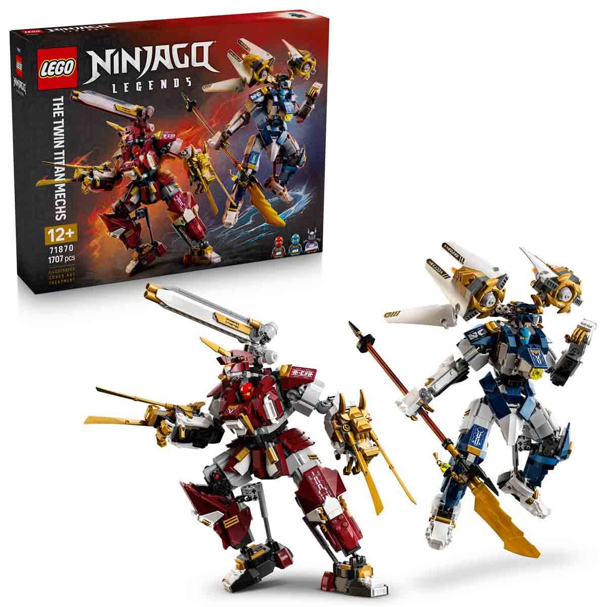 LEGO NINJAGO İkiz Titan Robotları 71870 - 12 Yaş ve Üzeri için