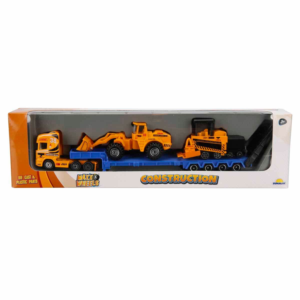 Maxx Wheels Mini İnşaat Araçları Seti - Kepçe Ve Traktör | Toyzz Shop