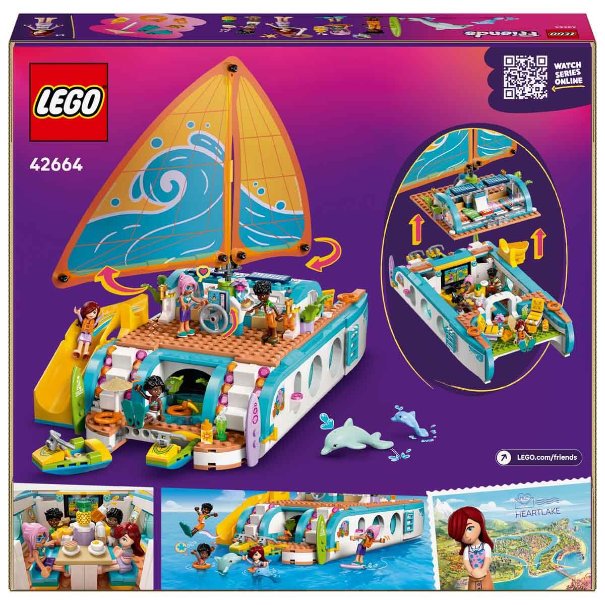 おもちゃ LEGO Friends Gezi Teknesi Macerası 42664 - 8 Yaş ve Üzeri Çocuklar