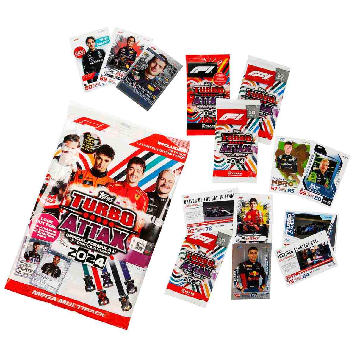 Topps Turbo Attax Formula 1 2024 - Mega Multipack: 39 Carte + 2 Limited Edition - 4