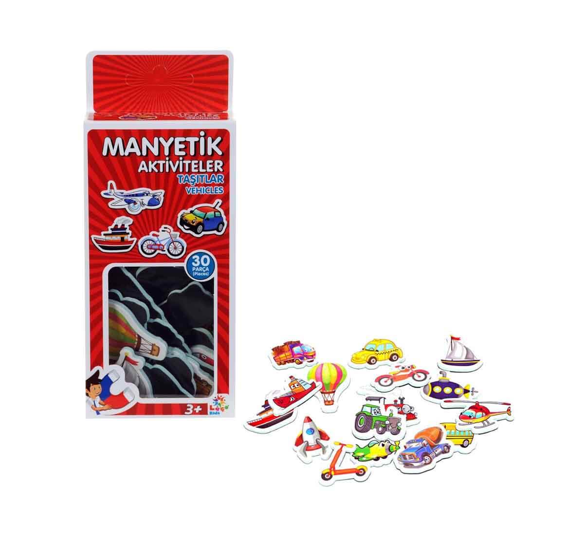 Manyetik Aktiviteler Taşıtlar 30 Parça | Toyzz Shop