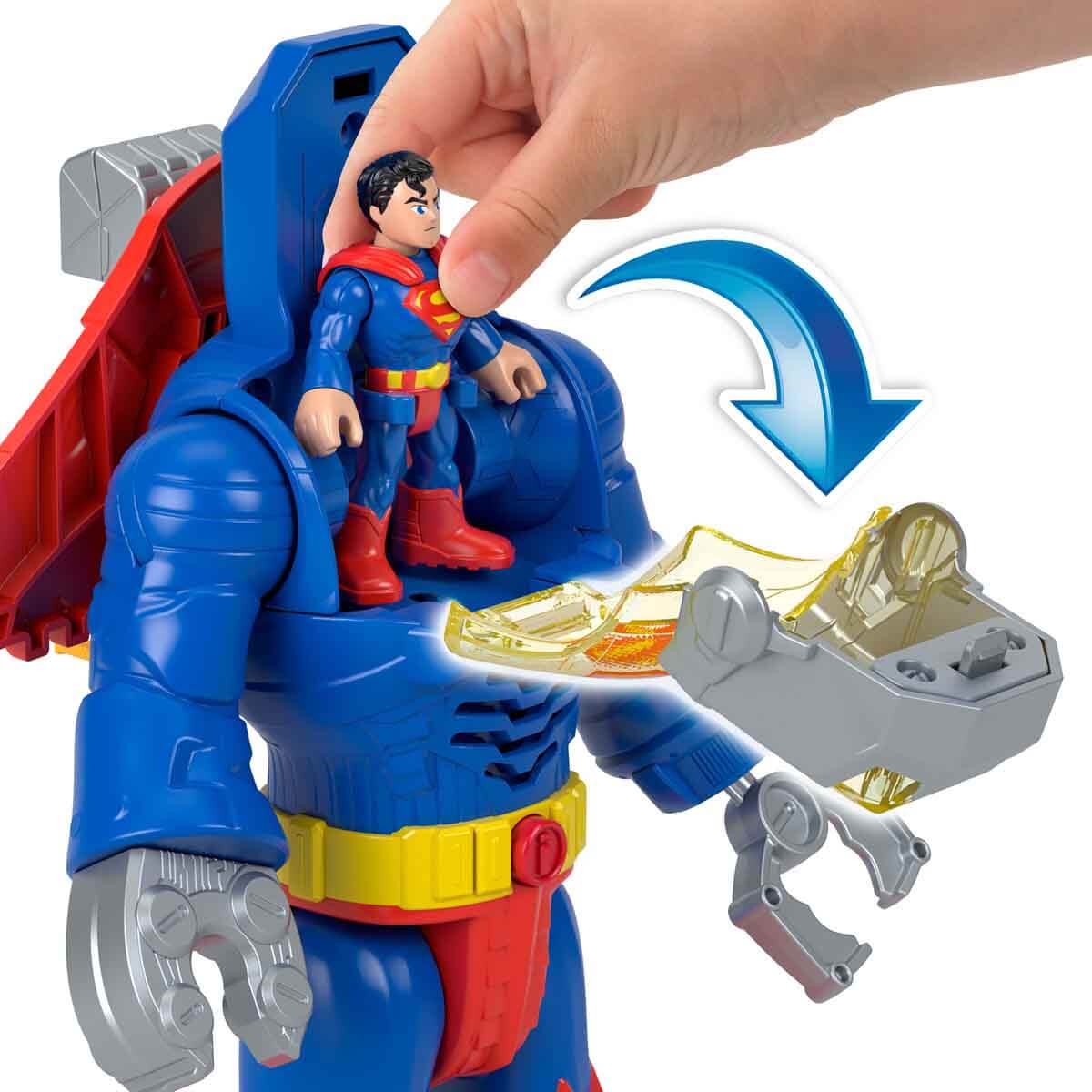 Sesli ve Işıklı Imaginext DC Super Friends Superman Insider ve Exo