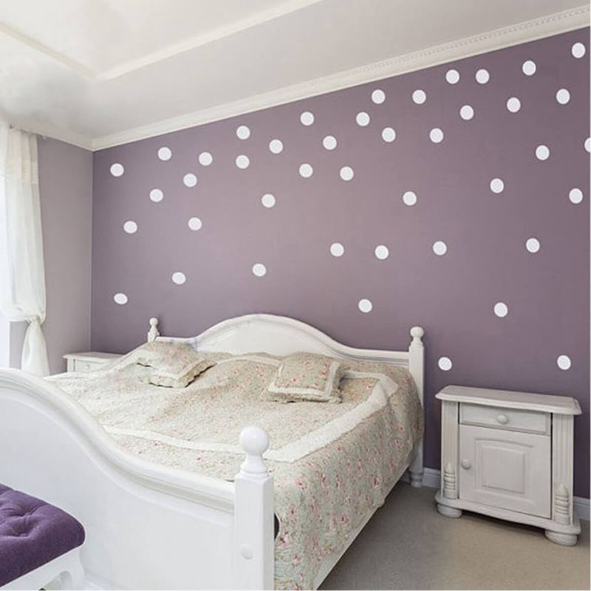 undefined - 2441c_BugyBagy_Beyaz_Yuvarlak_Duvar_Sticker_Polska_Dots_.jpg