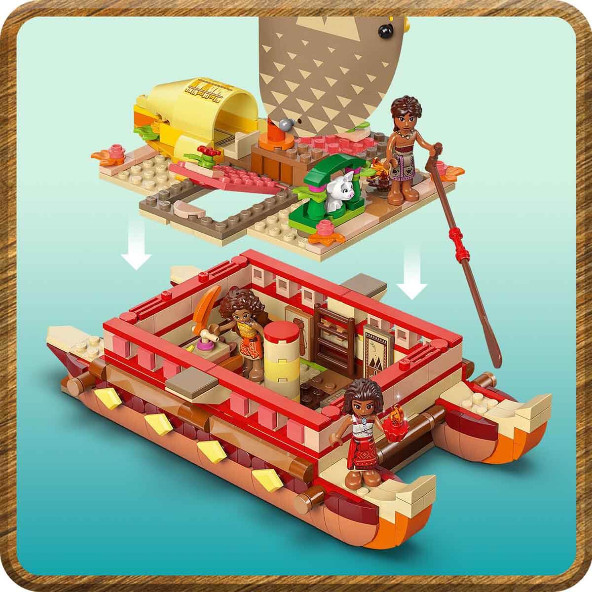 LEGO Disney Moana'nın Macera Kanosu 43270 - 6 Yaş ve Üzeri