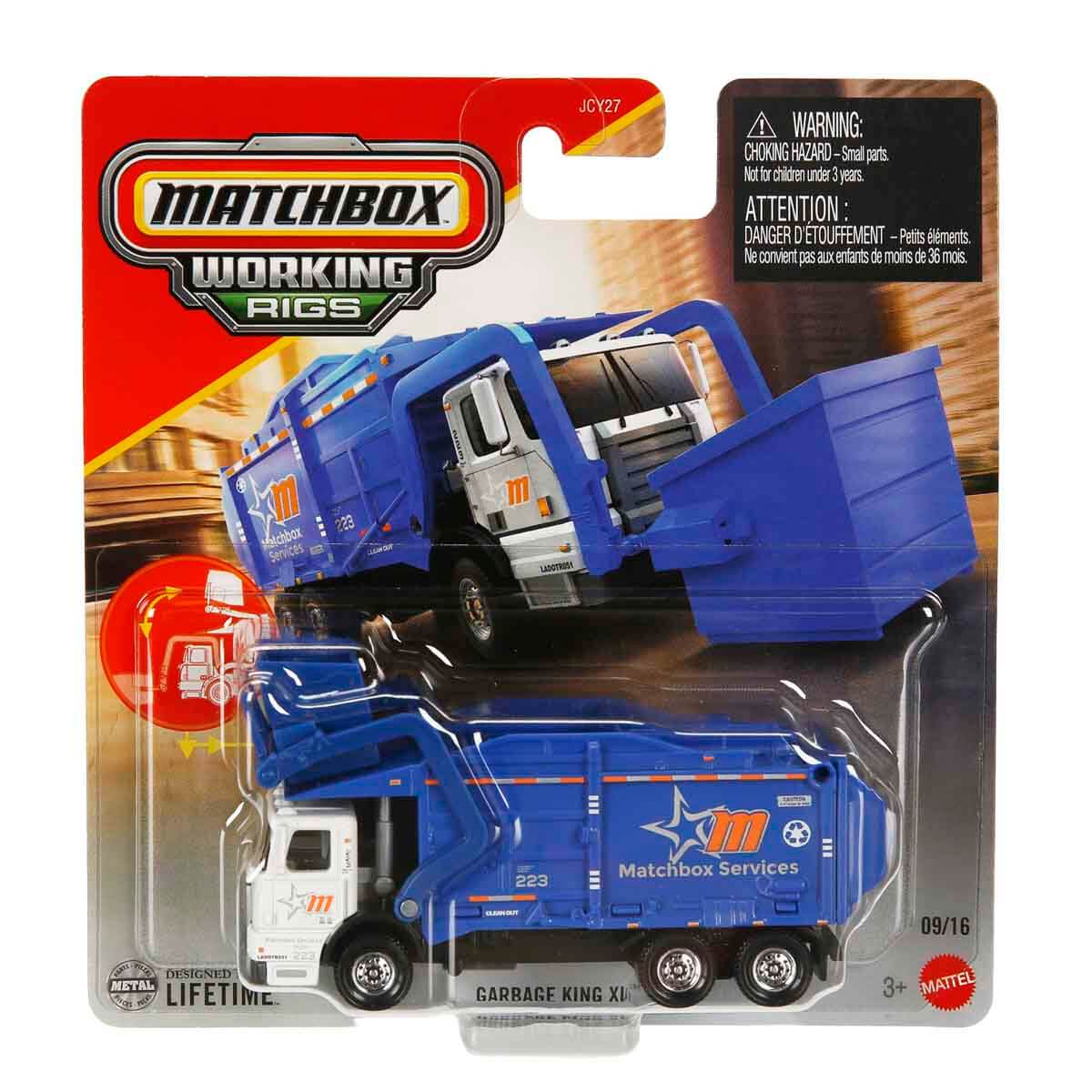 MATCHBOX İş Araçları Serisi JCY27 - Gmc 3500 Attenuator Truck