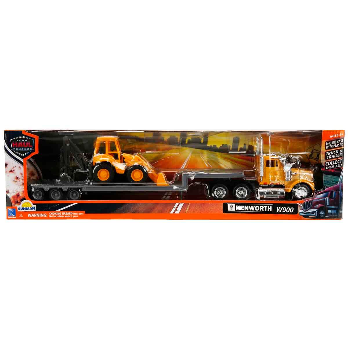 1:43 Long Haul Kenworth Taşıyıcı Tır Seti - Mavi Tır | Toyzz Shop
