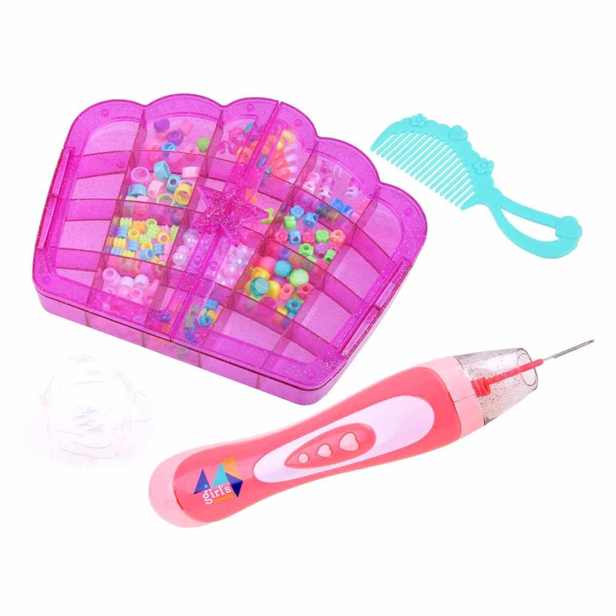 Pretty Pinky Boncuklu Saç Tasarım Seti | Toyzz Shop