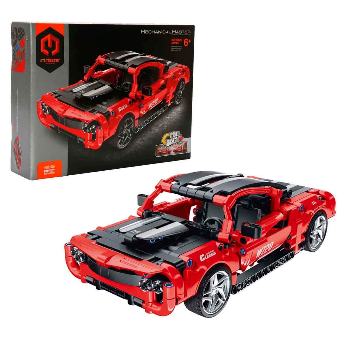 iM. Master Kırmızı Çek Bırak Süper Araba 457 Parça | Toyzz Shop