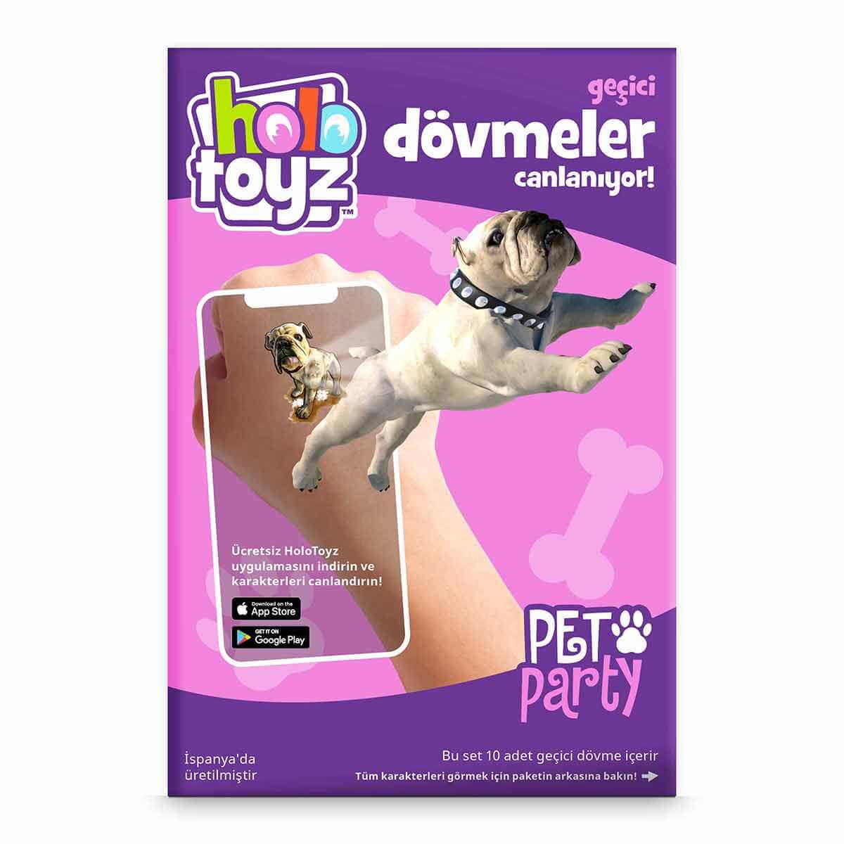 undefined - 281ea_Pet_Party_AR_Uyumlu_Gecici_Dovme_Seti.jpg