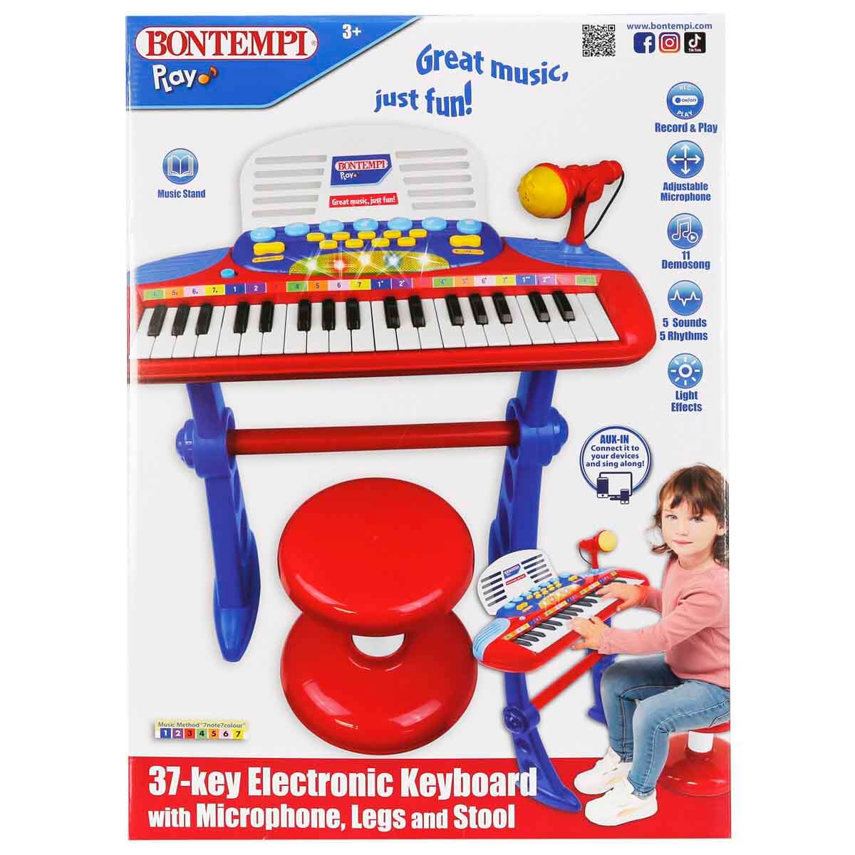 undefined - 291b5_Bontempi_Isikli_Mikrofonlu_Elektronik_Tabureli_Org.jpg