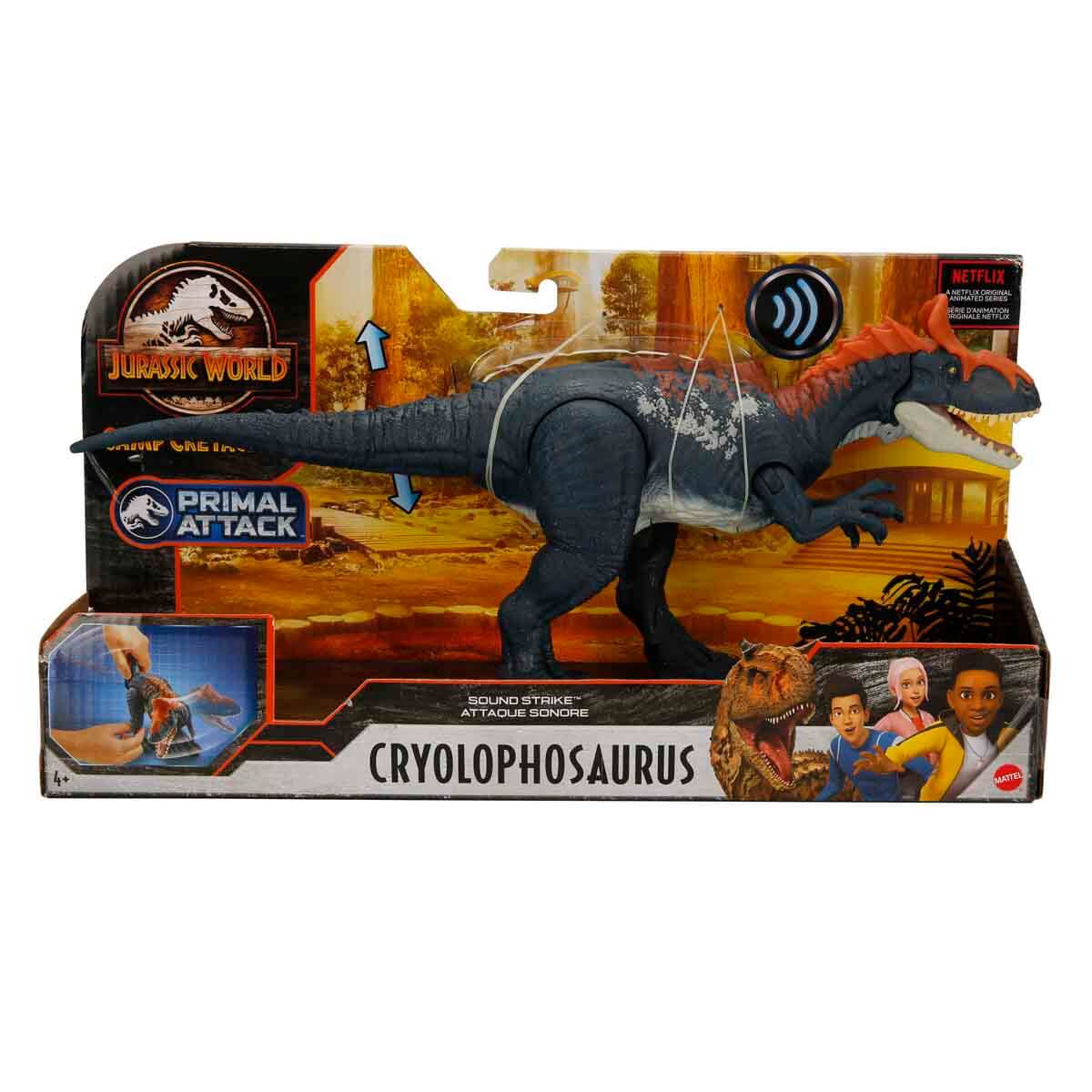 Jurassic World Sesli Dinozor Figürleri FMM23 - Cryolophosaurus