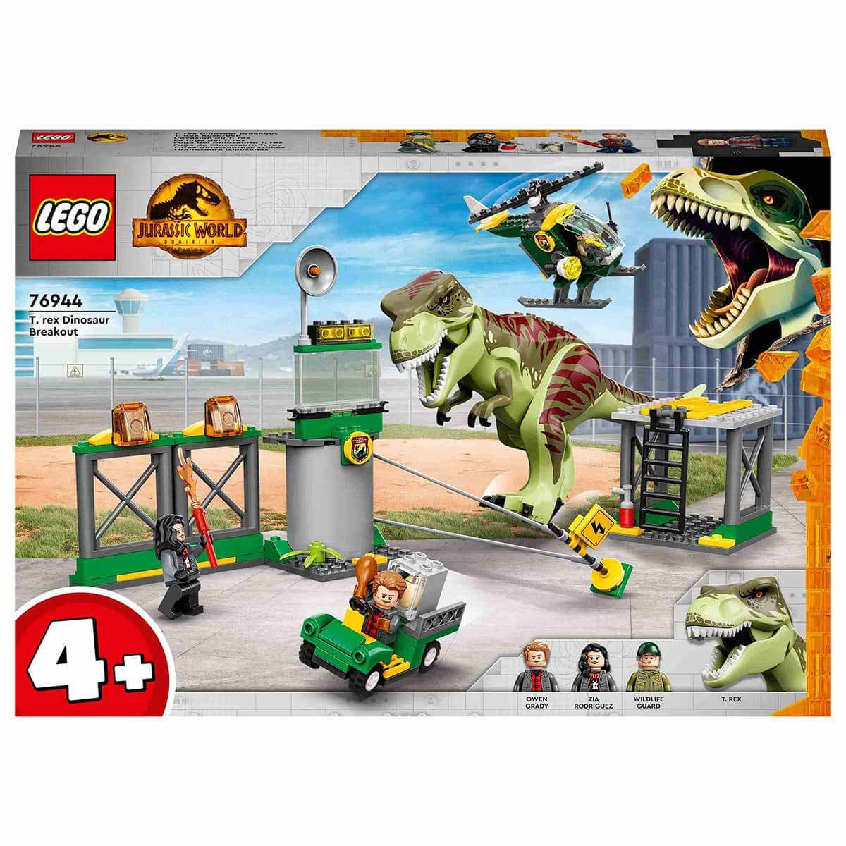 シン LEGO Jurassic World T. Rex Dinozor Kaçışı 76944 | Toyzz Shop