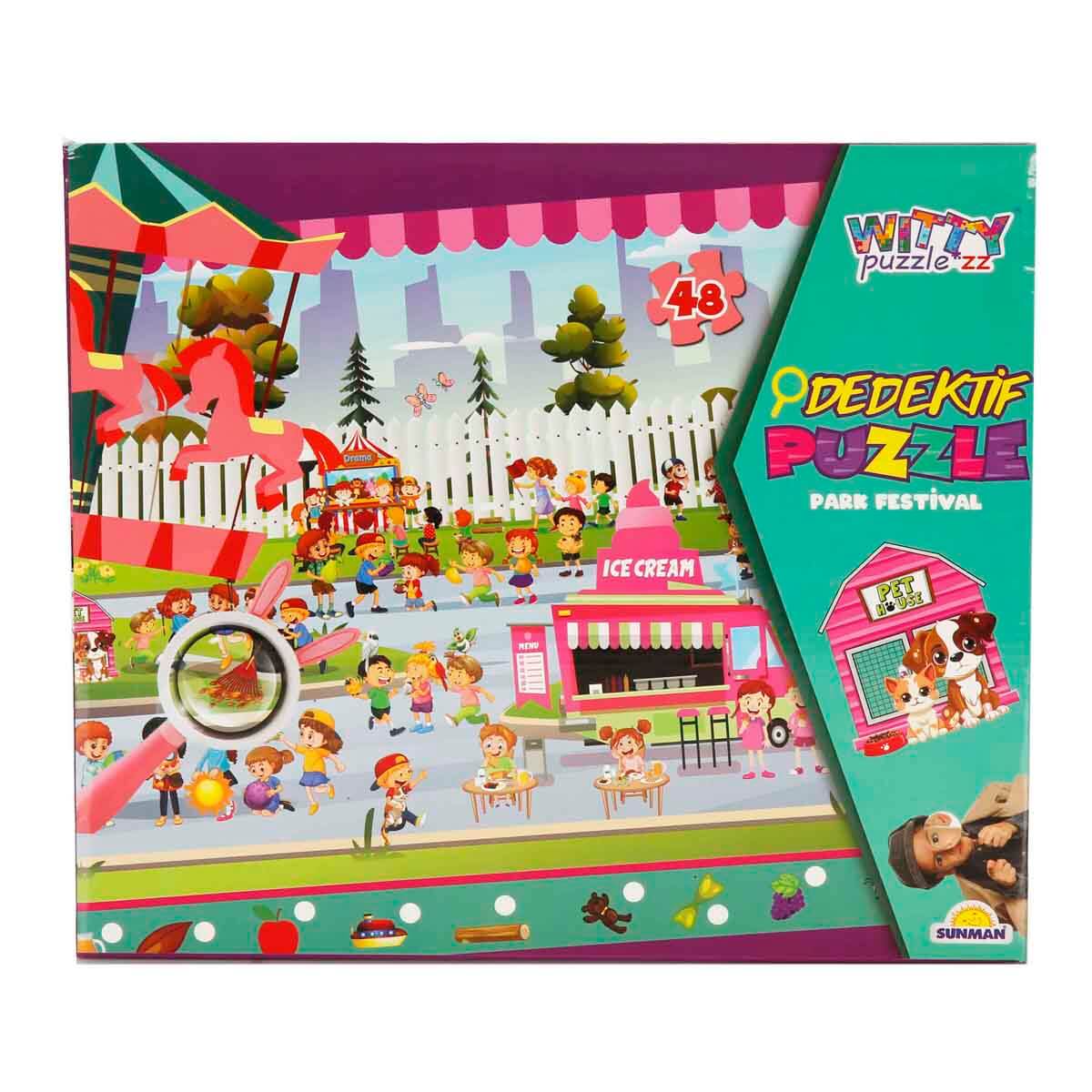 48 Parça Puzzle: Dedektif | Toyzz Shop