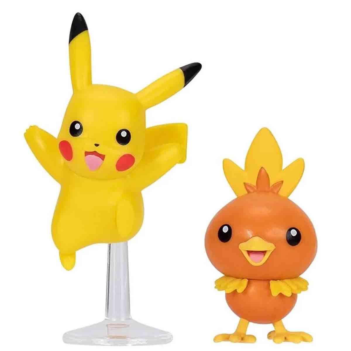【2刷】ポケットモンスター 1 Pokemon Battle Figür 2'li Set POK/PKW3355 - Pikachu Ve Quaxly