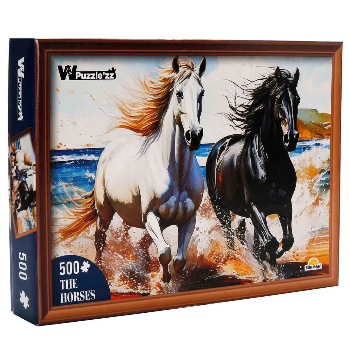 500 Parça Puzzle: Atlar | Toyzz Shop
