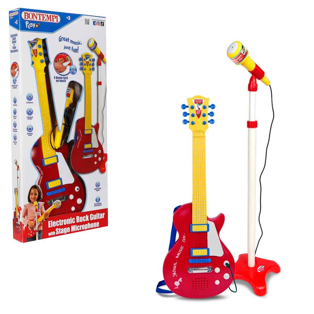 undefined - 2e5ef_Bontempi_Ayakli_Mikrofonlu_Kirmizi_Elektronik_Cocu.jpg