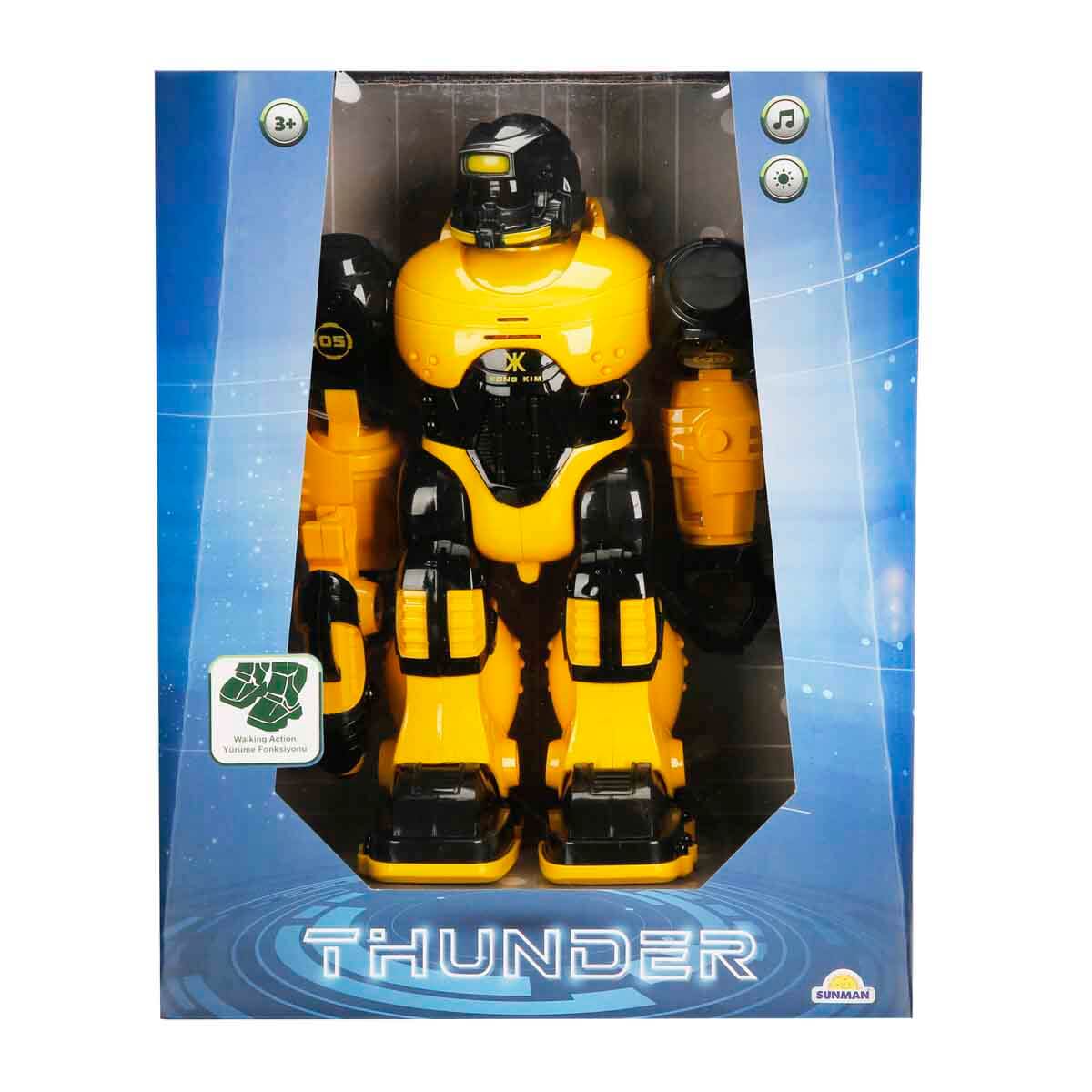 Thunderbolt Sesli ve Işıklı Robot 25 cm | Toyzz Shop