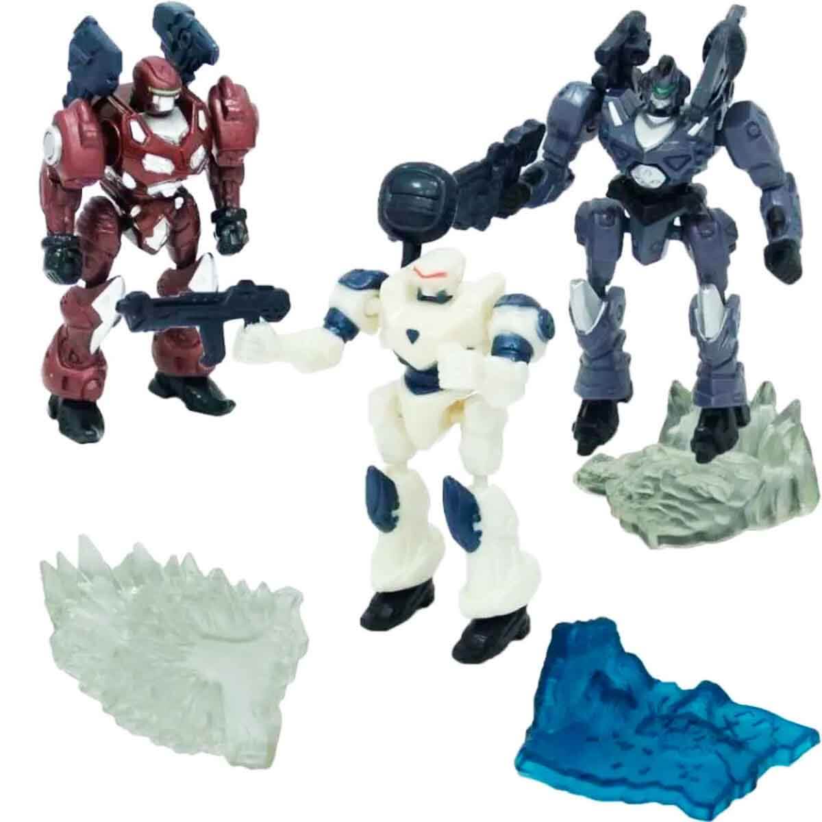 M.A.R.S Robot Figür Seti - Blaster-Darkbeat-Martian | Toyzz Shop