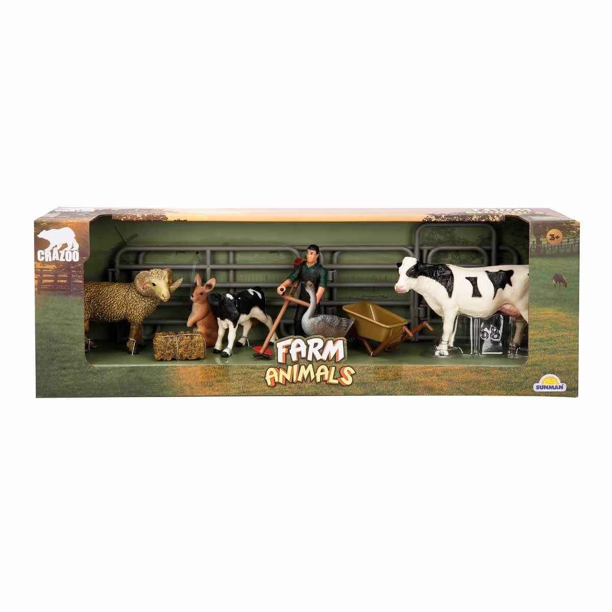 Wild Life Çitli Çiftlik Seti - Desenli At | Toyzz Shop