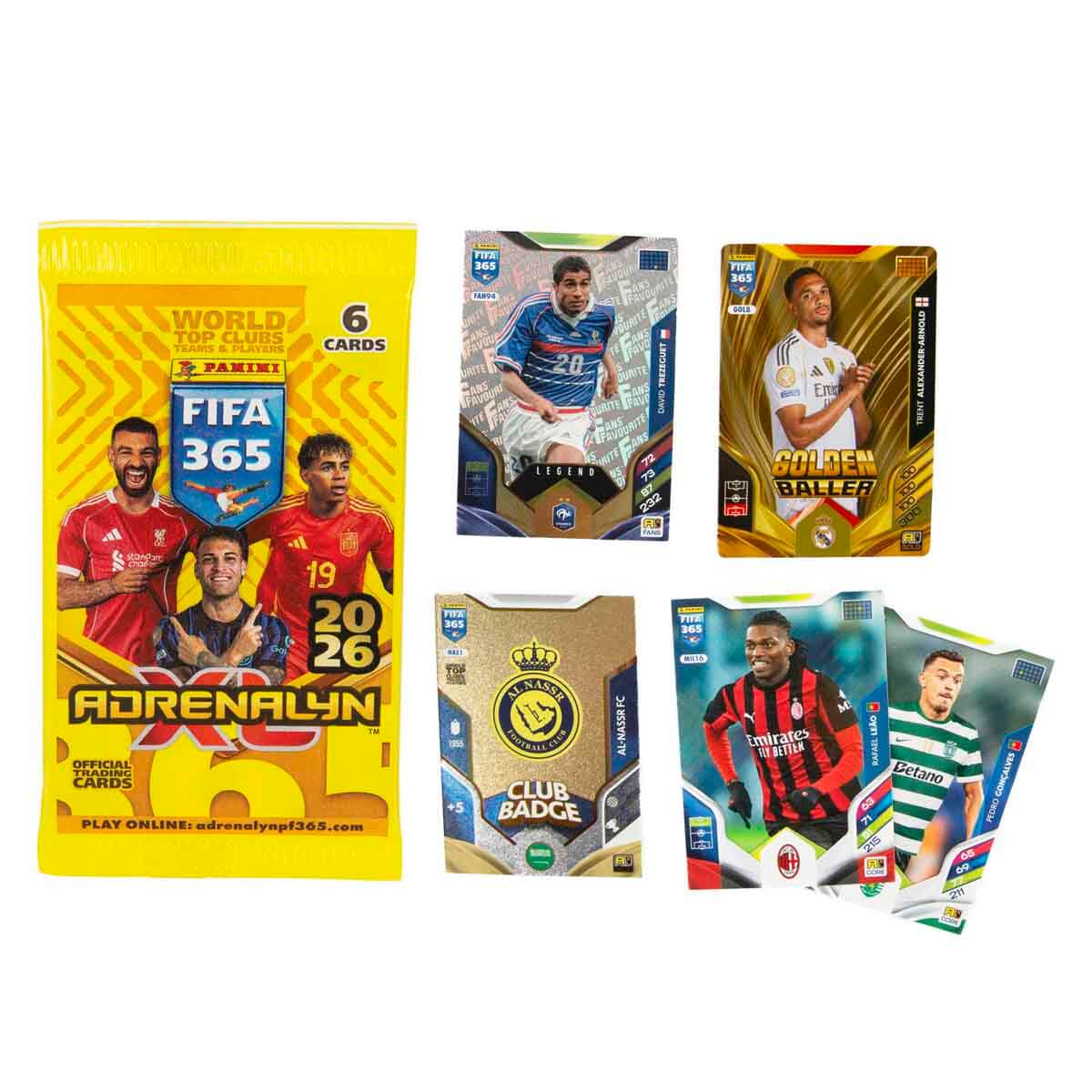 hide 新品　未開封　official trading card 126 FIFA 365 Adrenalyn XL 2026 Trading Card 6'lı Paket | Toyzz Shop