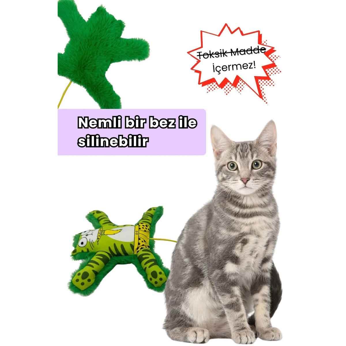 undefined - 3299e_Miyav_Ponponlu_ve_Lastikli_Yesil_Kedi_Oyuncagi_.jpg