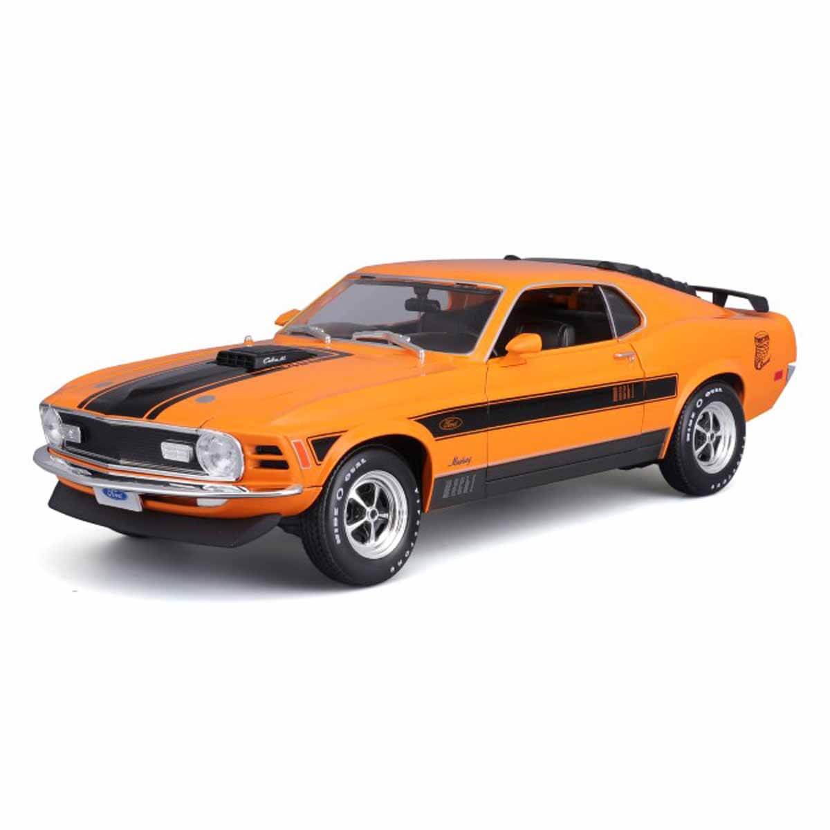 1:18 1970 Ford Mustang March 1 Special Edition Die Cast Araba