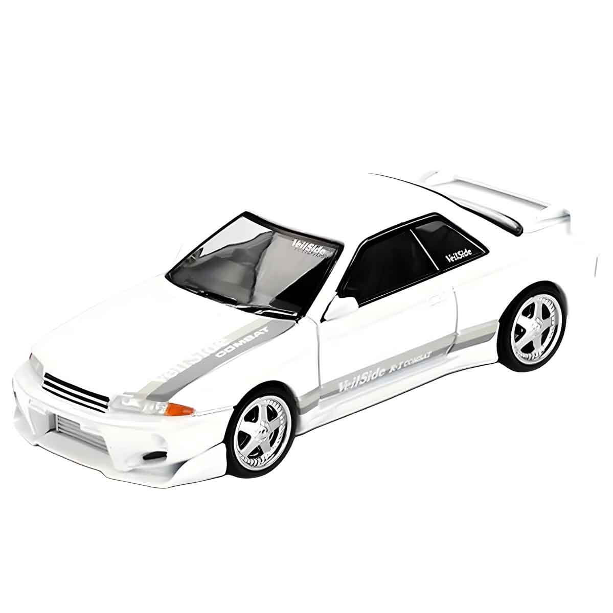 ミニカー Nissan Skyline GT-R R32 1:64 Mini Gt Nissan Skyline Gt-R (R32) Veilside Combat C-I White