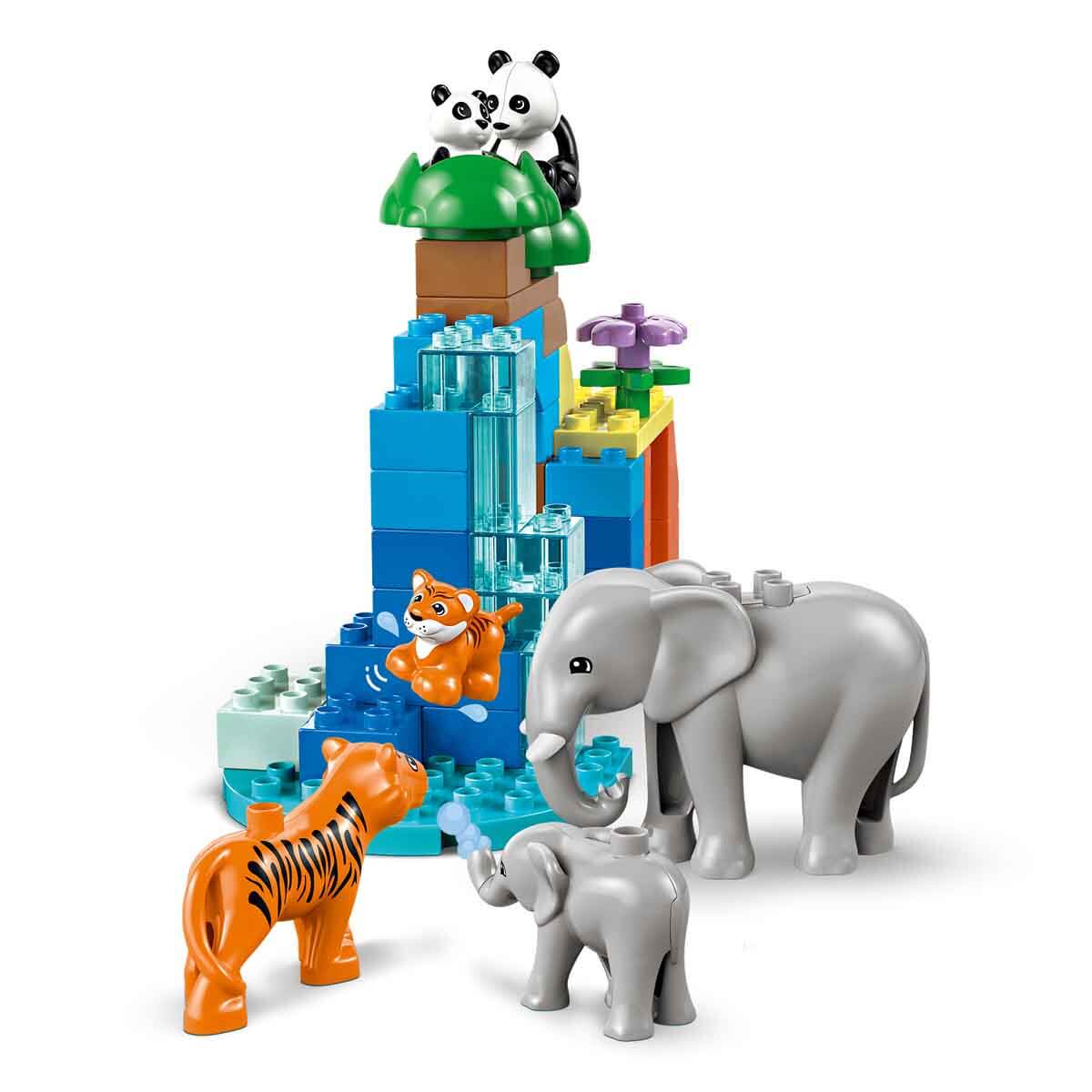✨希少✨franche lippee　セットアップ　森　動物　ブルー　3L LEGO DUPLO Kasabası 3'ü 1 Arada Vahşi Hayvan Aileleri 10446 - 2