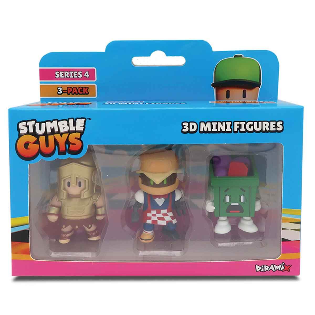 Stumble Guys 3'lü Mini Figür Seti S4 TUY41000 - Pixel Guy