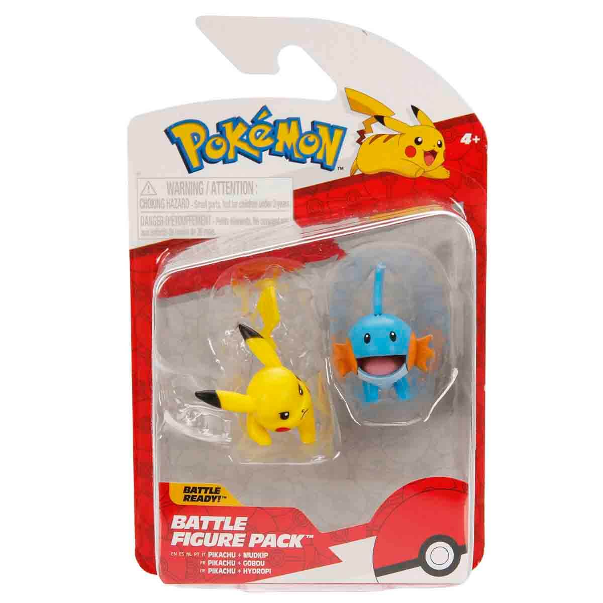 【2刷】ポケットモンスター 1 Pokemon Battle Figür 2'li Set POK/PKW3355 - Pikachu Ve Quaxly