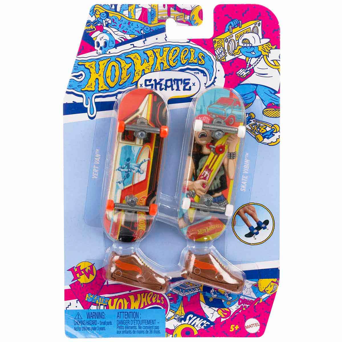 Hot Wheels Skate 2'li Retro Parmak Kaykayı HXL17 - Snake Strummer