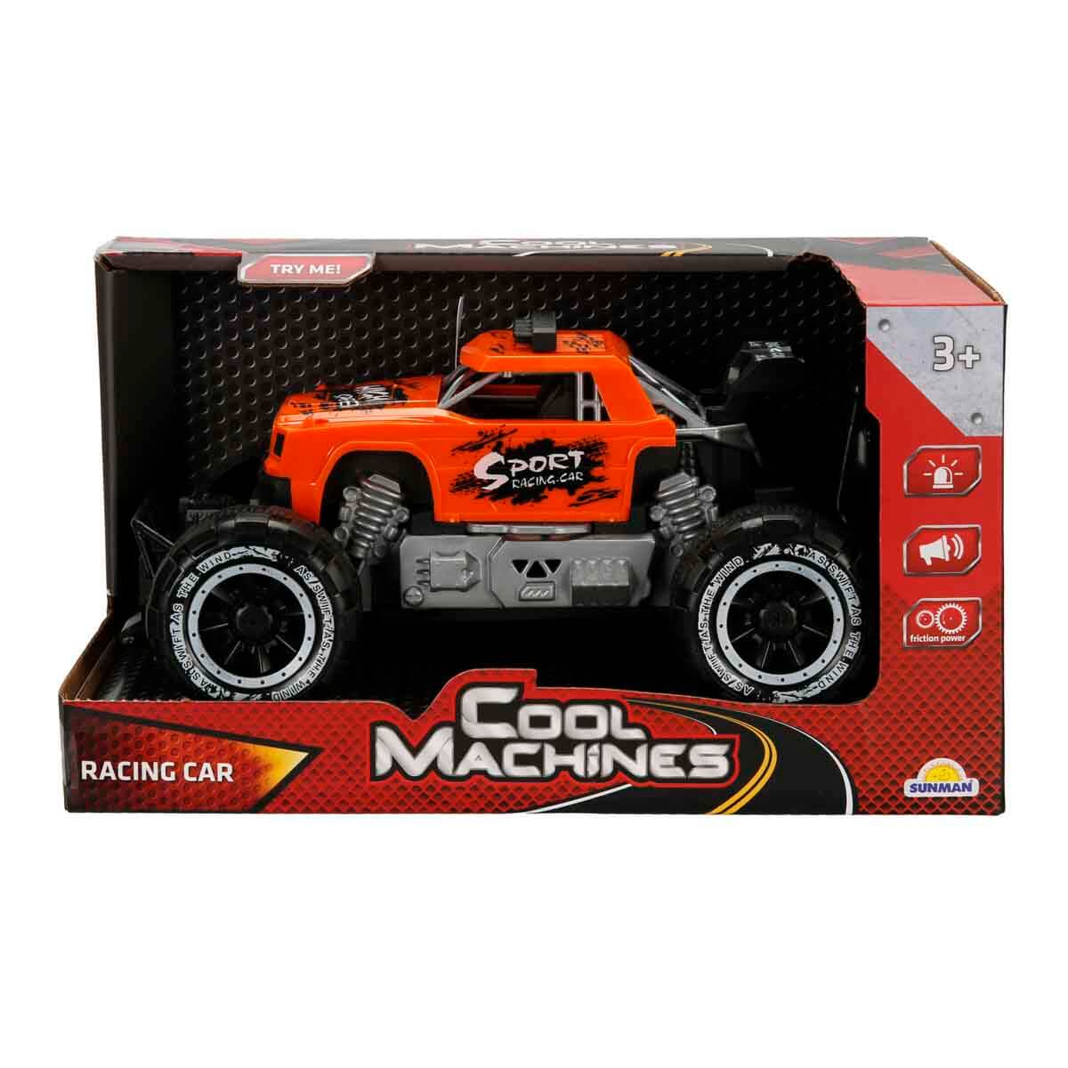 Cool Machines Sesli ve Işıklı Büyük Tekerlekli Yarış Arabası
