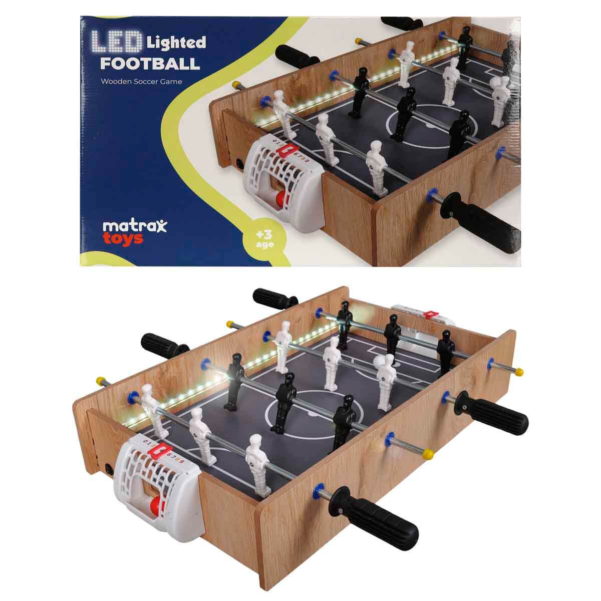 アマトリ329 トイガンセット Led Işıklı Ahşap Masaüstü Langırt | Toyzz Shop