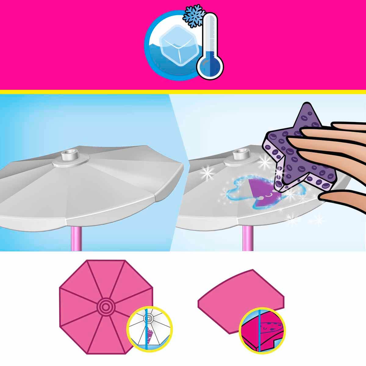 MEGA Barbie Color Reveal Casa Dei Sogni, Set Costruzioni 3 Piani Con 5 Mini Bambole, 6 Animali E Oltre 25 Sorprese, Giocattolo Per Bambini 5+ Anni