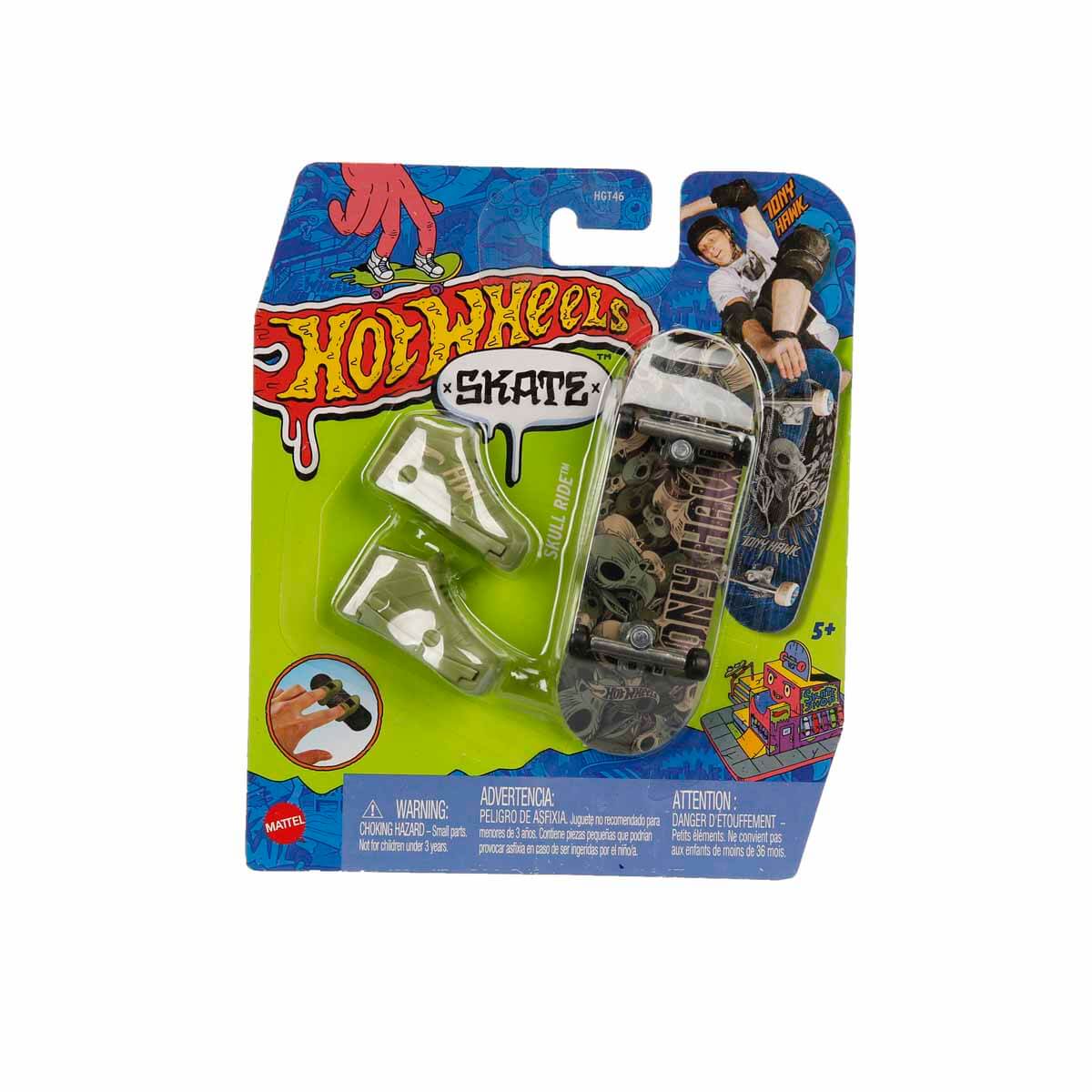 Hot Wheels Skate Parmak Kaykay ve Ayakkabı Paketleri HGT46 - Tony