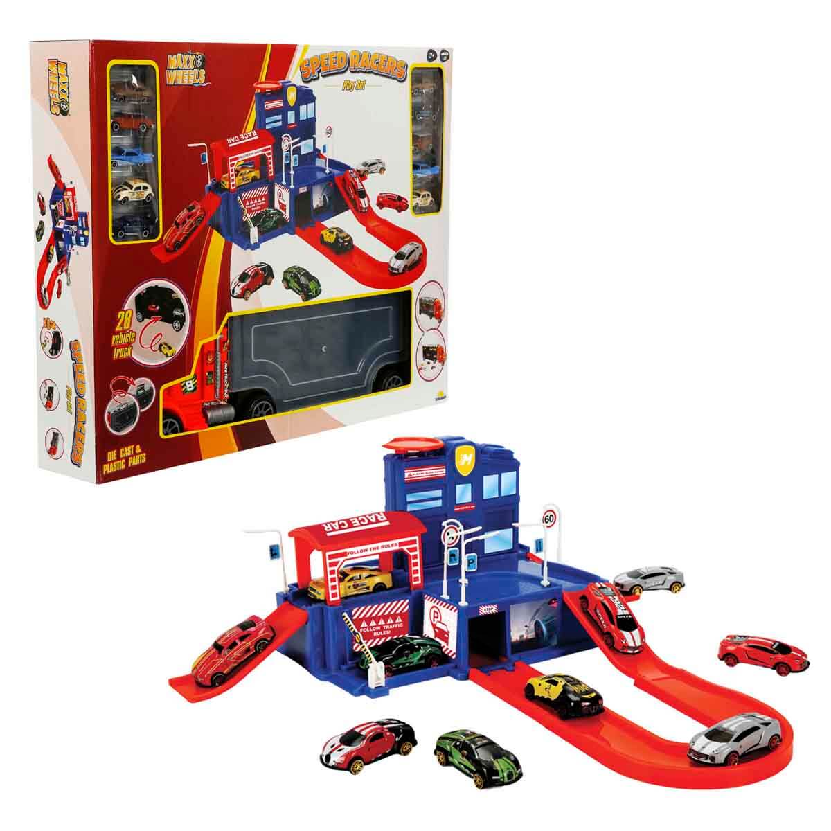 Maxx Wheels Speed Racer 10 Araçlı Tır ve Oyun Seti | Toyzz Shop