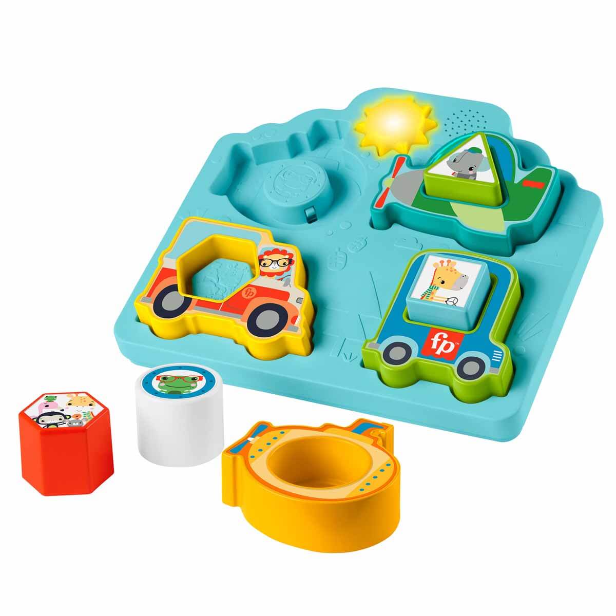 Fisher Price Sesli ve Işıklı Arabalar Puzzle HRP31 | Toyzz Shop