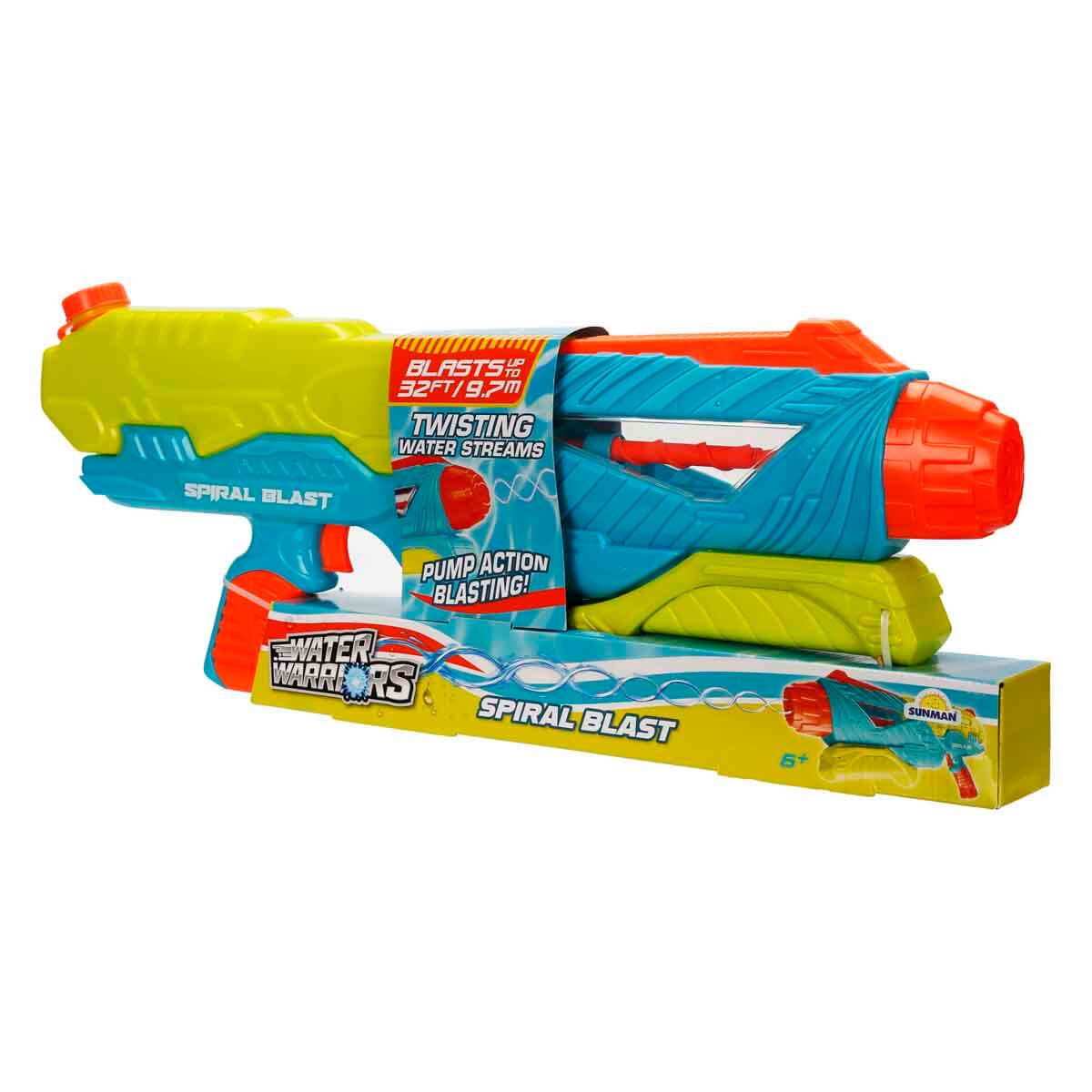 Water Warriors Spiral Blast Su Tabancası 58 cm - Mavi-Yeşil