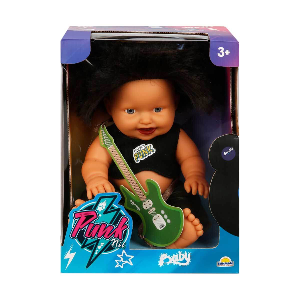 Punk Nil Bebek 23 cm 20050 - Siyah 2 Kulak | Toyzz Shop